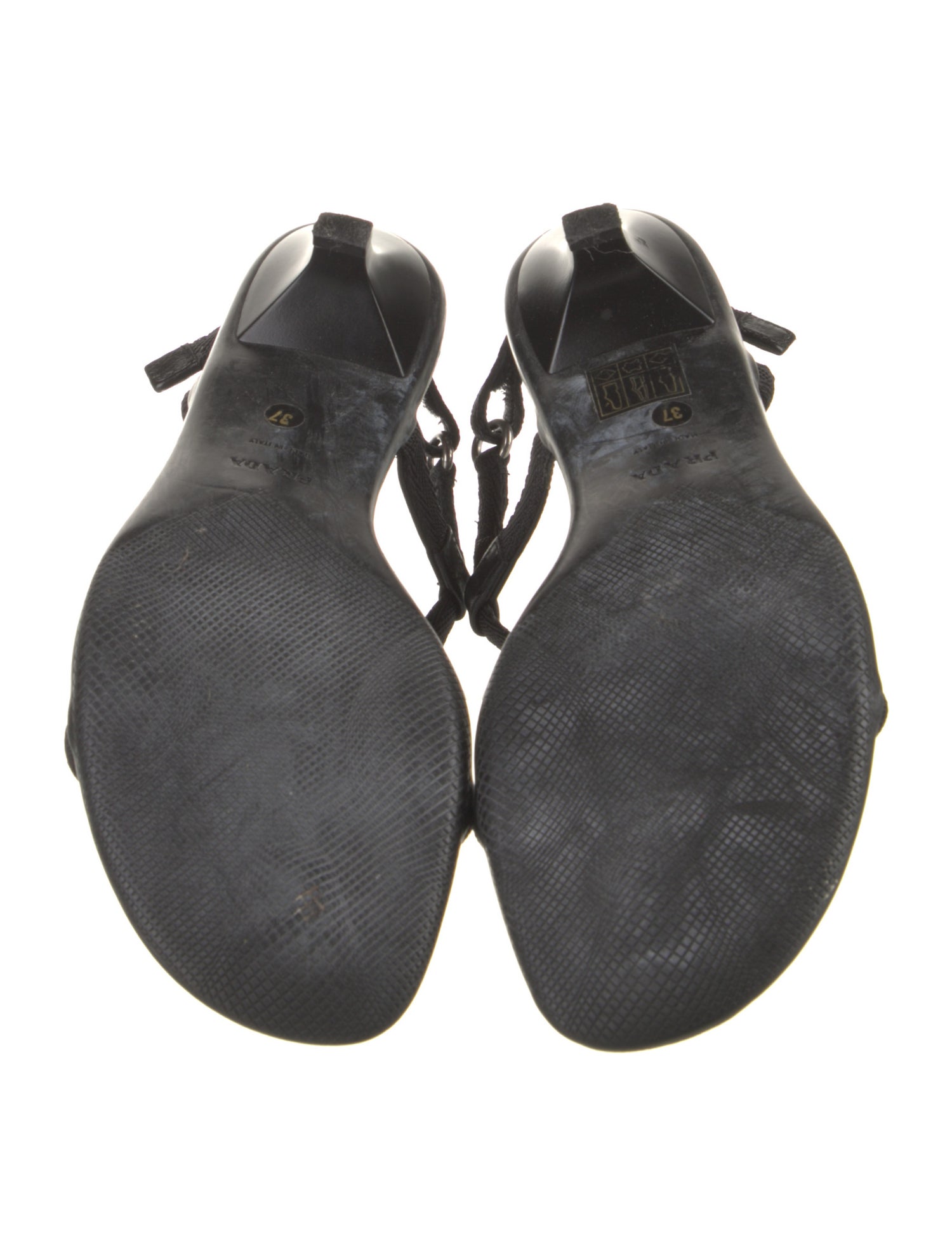 Prada Sport T-Strap Sandals